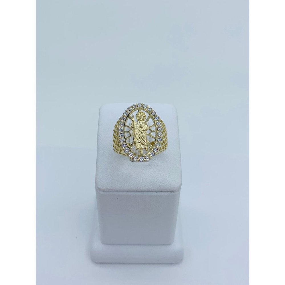 ❤️ 14k solid Gold men's Ring ❤️ Size 9.5 ❤️ St jude